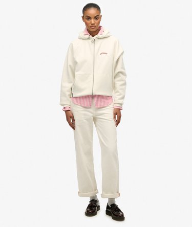 Essential Logo Raglan Zip-Hoodie Image 3