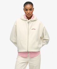 Essential Logo Raglan Zip-Hoodie