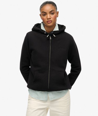 Sweat &agrave; capuche doubl&eacute; en Borg Image 1