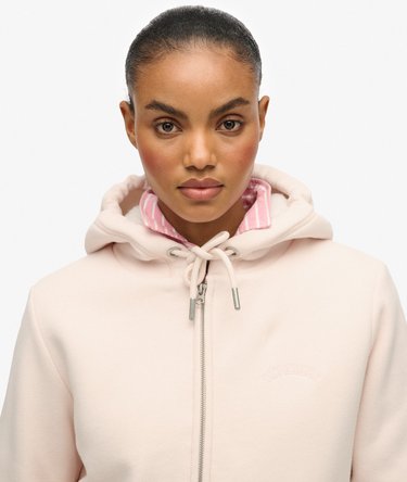 Borg Lined Zip Hoodie Image 4