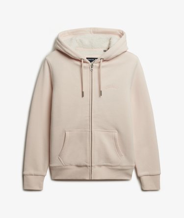 Borg Lined Zip Hoodie Image 7