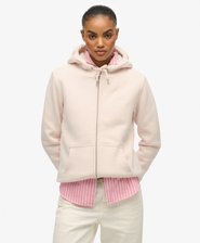 Borg Lined Zip Hoodie