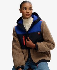 Veste à capuche en polaire