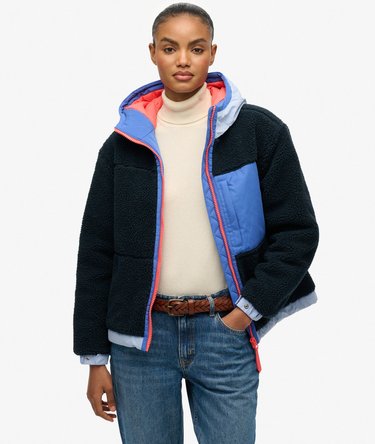 Veste Sherpa à Capuche Vintage Image 1