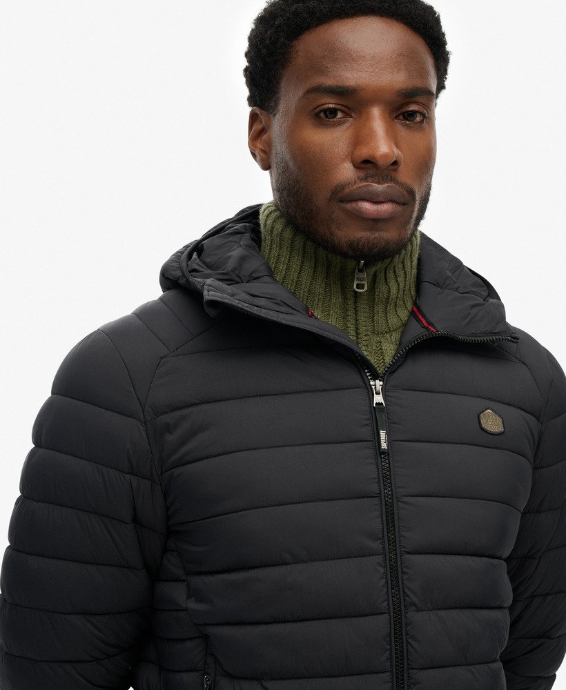 Giacca Puffer Free People Pria Imballabile Con Cappuccio - Taglia Media, Multicolor, Nuova Senza Etichette