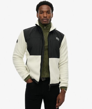 Polar Fleece Hybrid Trekker-Jacke Image 1