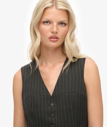 Krijtstreep Gilet Image 4
