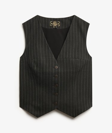 Krijtstreep Gilet Image 7
