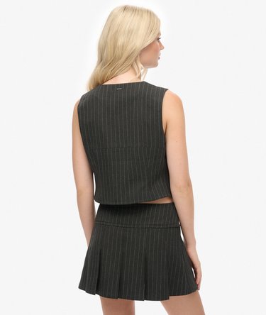 Krijtstreep Gilet Image 5