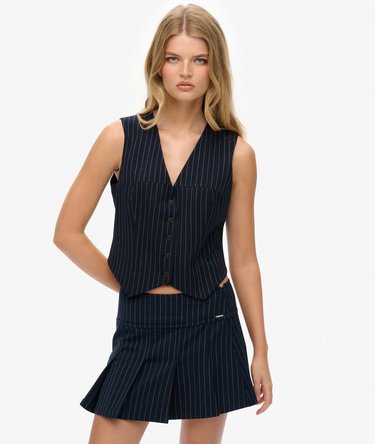 Pinstripe Waistcoat Image 1