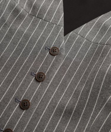 Pinstripe Waistcoat Image 6