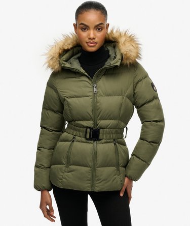 Fuji-boblejakke med belte Image 5