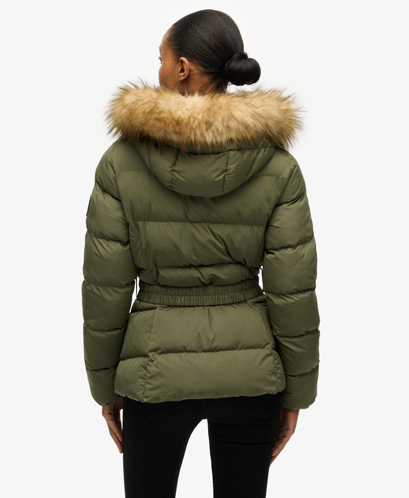 Buy Superdry Black All In One Belted Faux Fur Hood Ski Suit from the Buy Superdry Black All In One Belted Faux Fur Hood Ski Suit from the