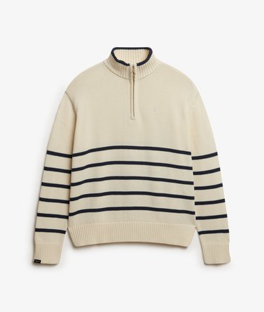 Knitted Half Zip Jumper Image 6