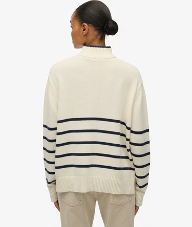 Knitted Half Zip Jumper Image 5