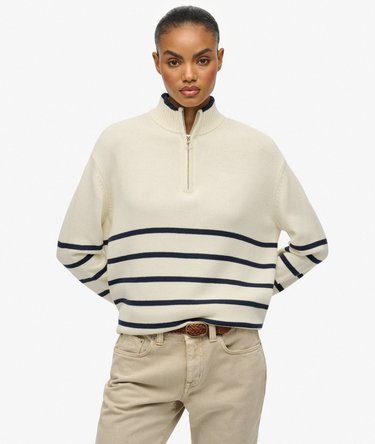 Knitted Half Zip Jumper Image 1