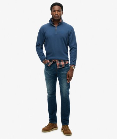 Ribbed Half Zip Jumper Image 3