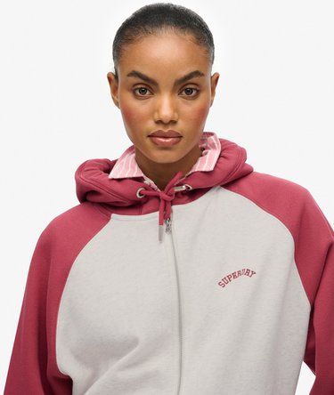 Sweat à capuche zippé Essential Logo Raglan Image 4
