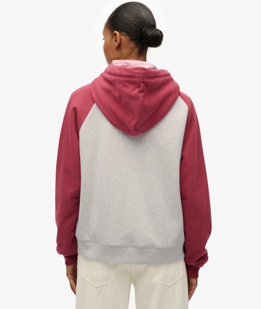 Sweat à capuche zippé Essential Logo Raglan Image 5