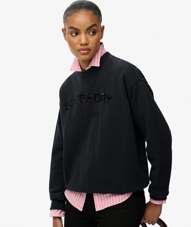 Lockeres Premium Design Sweatshirt mit Rundhalsausschnitt Image 2