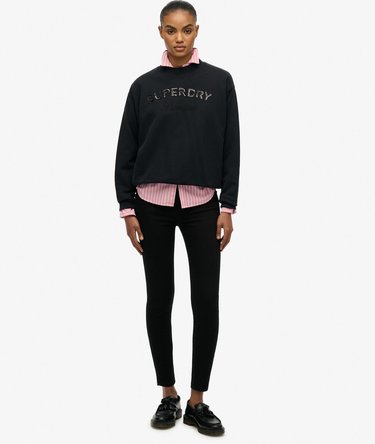 Lockeres Premium Design Sweatshirt mit Rundhalsausschnitt Image 3