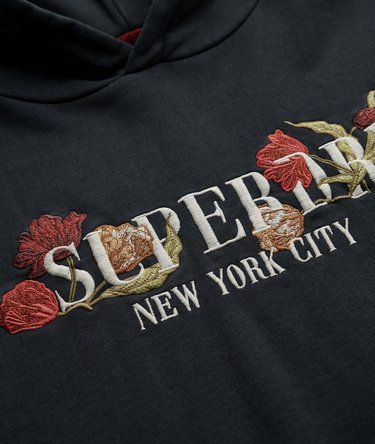 Night Garden Relaxed Hoodie Image 6