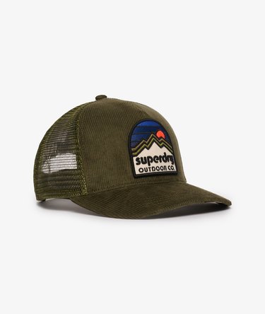 Gorra de pana y malla Trucker Image 1