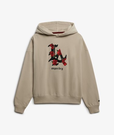 Night Garden Relaxed Hoodie Image 7