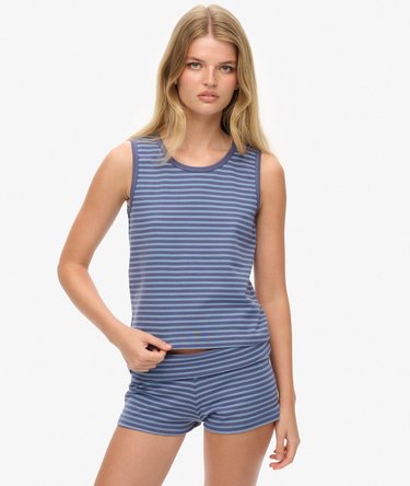 Athletic Essentials Jersey Stripe Tank Top Image 1