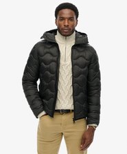 Veste à capuche matelassée Wave