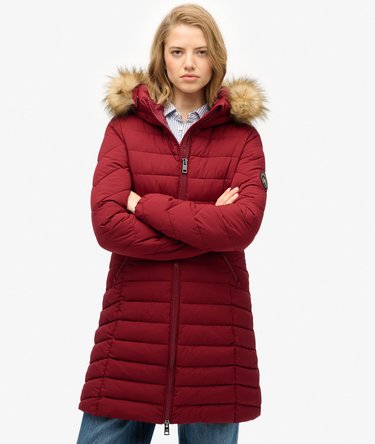Fuji Faux Fur Hood Mid Length Image 5