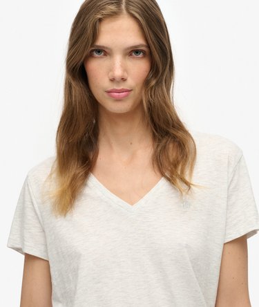 Studios Slub T-Shirt mit Stickerei Image 4