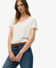 Studios Slub T-Shirt mit Stickerei