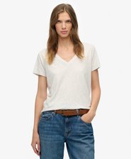 Studios Slub T-Shirt mit Stickerei