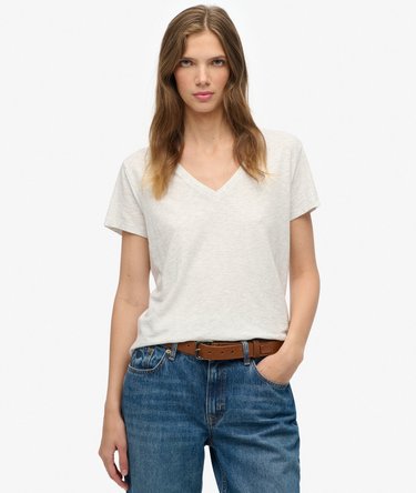 Studios Slub T-Shirt mit Stickerei Image 1