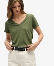 T-shirt Studios Slub avec Logo Brod&eacute;