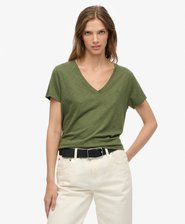 T-shirt Studios Slub avec Logo Brod&eacute;