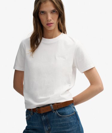 Essential Logo T-Shirt mit Stickerei Image 2