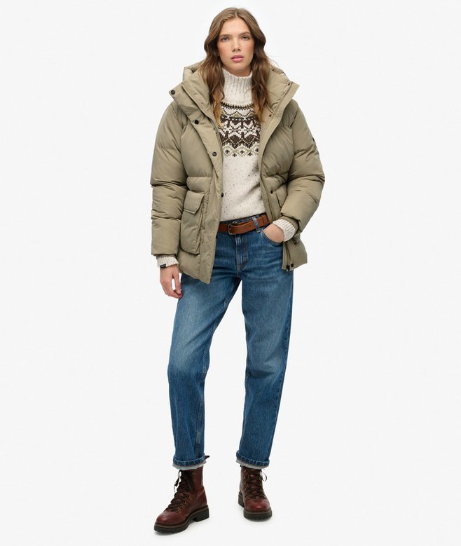 Short Duvet Puffer Jacket