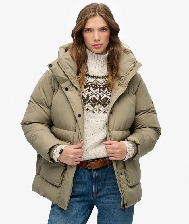 Short Duvet Puffer Jacket
