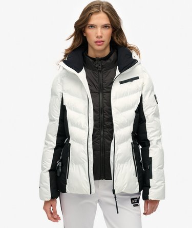 Veste de Ski Matelassée Luxe avec Ceinture Image 5