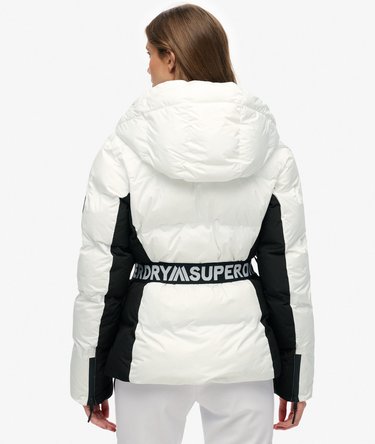 Veste de Ski Matelassée Luxe avec Ceinture Image 6