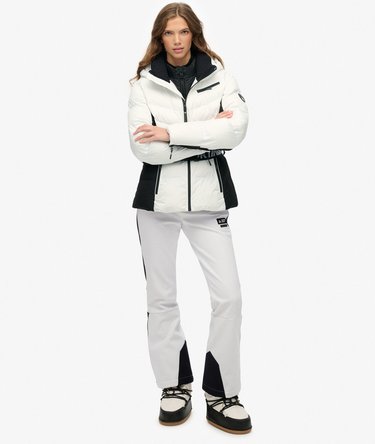 Veste de Ski Matelassée Luxe avec Ceinture Image 3