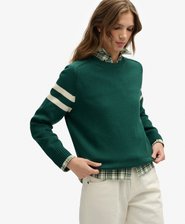 Relaxed Stripe Knitted Jumper