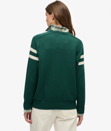 Relaxed Stripe Knitted Jumper Image 5