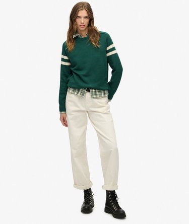 Relaxed Stripe Knitted Jumper Image 3