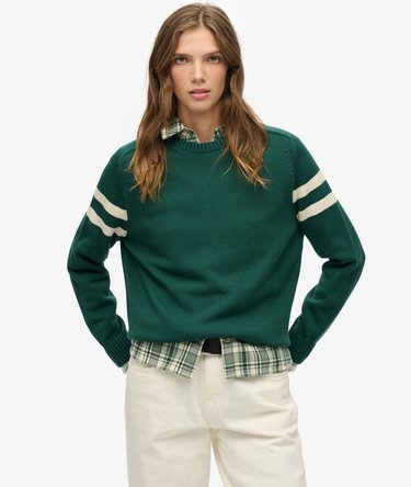 Relaxed Stripe Knitted Jumper Image 1