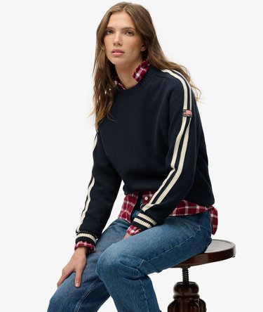 Relaxed Stripe Knitted Jumper Image 2