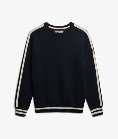 Relaxed Stripe Knitted Jumper Image 6