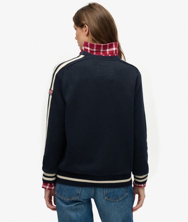Relaxed Stripe Knitted Jumper Image 5